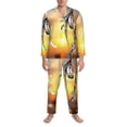 thumbnail image 3 of Sikiie Follow Your Dream Dreamcatcher Mens Pajama Set, Soft Warm Long Sleeve Sleepwear, Cozy Button-Down Pjs for Men-Large, 3 of 7