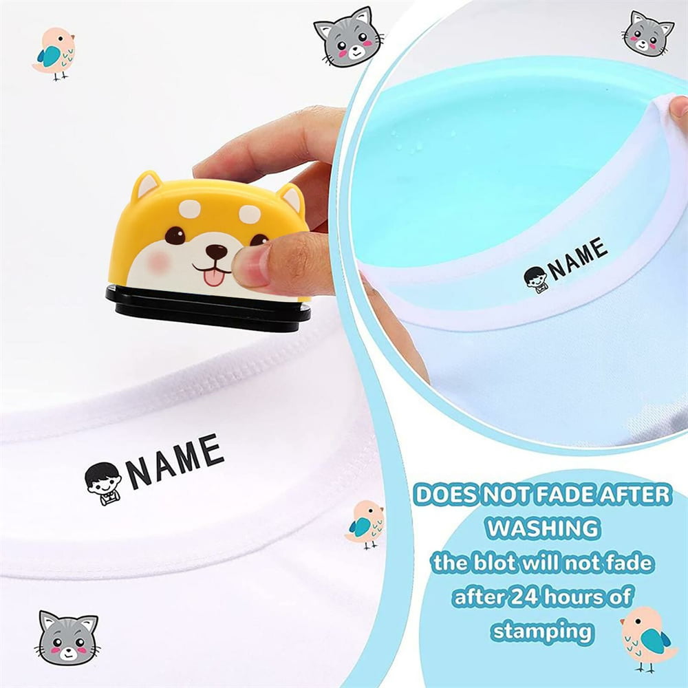 Funny Cartoon Motivational Encouragement Children'S Clothing Personalized  Stamp Baby Student Custom School Name Waterproof