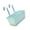 Light blue, variant on Elegant Trough Planter Craft Ornament for Desktop Landscaping Desktop Trough Decorations Landscaping