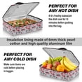 thumbnail image 5 of Iauyy Casserole Carrier for Hot Food Insulated Casserole Travel Carry Bag with Lid Food Warmer Bag for Party/Picnic,Valentine's Day Elements, 5 of 7