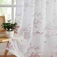 thumbnail image 4 of WARM HOME DESIGNS Vintage Printed Floral Boho 63 Inch Pink Curtains for Living Room. KAT Pink 63, 4 of 5