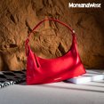 thumbnail image 7 of Montana West Hobo Bags for Women Shoulder Trendy Purses Leather Clutch Purse and Handbags, Red, 7 of 7