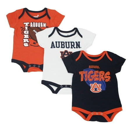 - GEN2 Baby Auburn Tigers 3 Piece Bodysuit Set