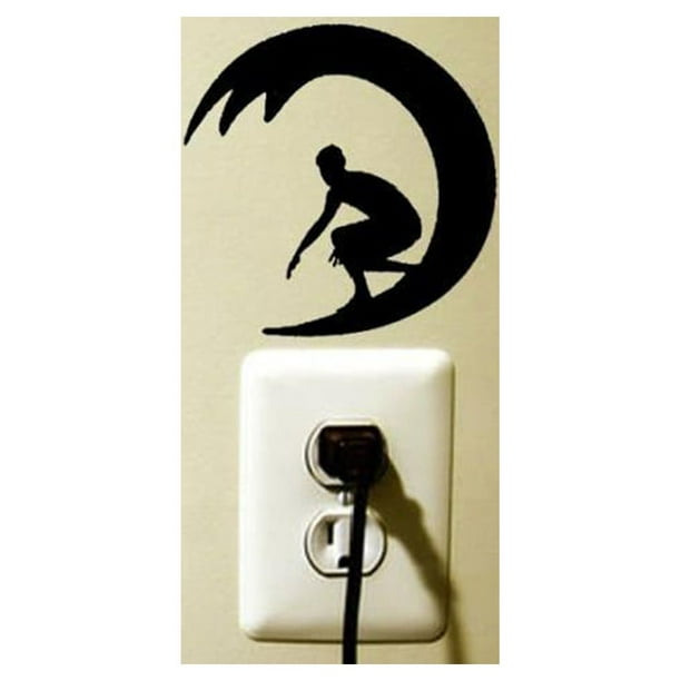 Advancent Pegatina para interruptor de pared, pegatina decorativa para el hogar, pegatina de pared, pegatina decorativa para interruptor de Decoración del hogar