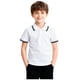 thumbnail image 1 of Odeerbi Chicos Niñas Algodón Golf Camisas Botón de La Solapa Manga Corta Uniforme de La Escuela Camisas de Tenis, 1 of 8