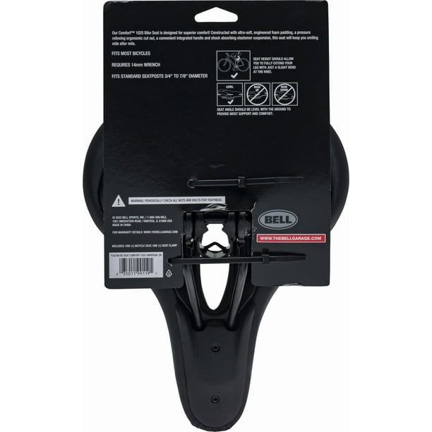 Selle de siège de vélo Bell Sports Comfort Sport Guadeloupe