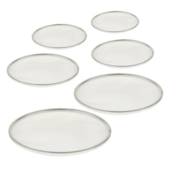 QccHieUs 6pcs Mesh Head Drumhead for Bass Drum Player Practice 8 / 10 /
