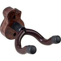 Guitar Hanger Wall Mount Bracket Holder Hook Stand - U Shaped Guitar Wall Mount Hanger with Soft Padding for Bass, Banjo, Acoustic, Ukulele(One Pcs)