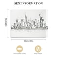thumbnail image 3 of Orinice New York City Skyline Art Print Abstract Poster UNFRAMED Modern NYC Artwork for Bedroom, Entryway, or Living Room Gallery Wall Decor  20x16in, 3 of 6