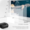 thumbnail image 4 of VANKYO Leisure 510 HD Movie Projector, Video Projector with 230" Projection Size, LCD, Support 1080P, 4 of 5