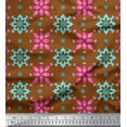thumbnail image 1 of Soimoi polyester Crepe Fabric Artistic Floral Print Sewing Fabric Yard 42 Inch Wide, 1 of 3