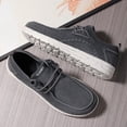 thumbnail image 6 of Men's Casual Slip-on Loafers Stretch Shoes，Comfortable & Light-Weight，Black、Gray、Light Blue, 6 of 6