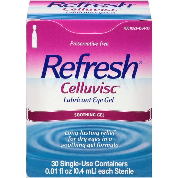 Refresh Celluvisc Lubricating Eye Gel, 0.01 fl oz, 30 Ct