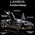 thumbnail image 3 of 1:32 Alloy Lambo LP770-4 Super Sports Car Model Toy Racing Lifting Tail Sound Light Doors Opend Diecasts & Toy Vehicles for Boys, 3 of 9