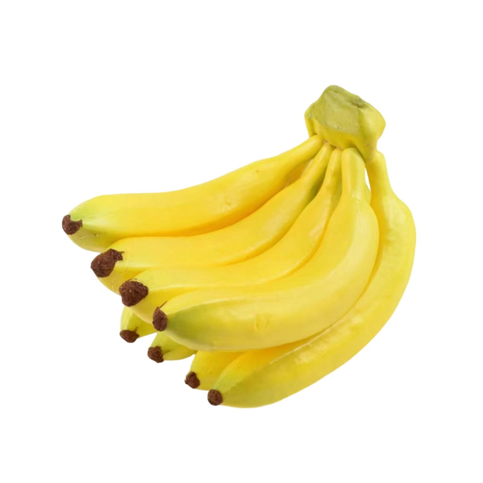 Bananas Bunch Lifelike Banana Cluster for Desktop Home Photography Prop Kitchen Party Display
