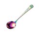 thumbnail image 1 of Cuchara de acero inoxidable con mango antideslizante, diseño con patrón de martillo, cuchara para sopa, arroz y fideos, utensilio de cocina multifuncional, 1 of 7