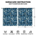 thumbnail image 2 of Printed Botanical Window Curtains 52x63 Inch Rod Pocket Blackout Drapes 2 Panels for Bedroom and Light Filtering, 2 of 2