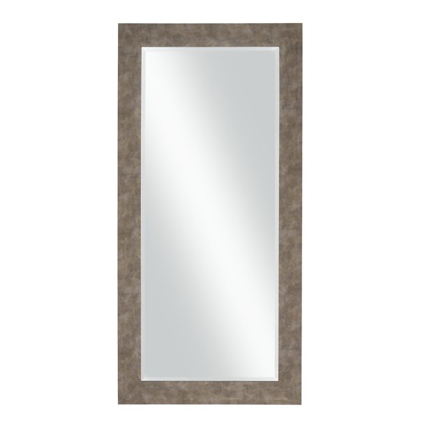 Full Length Leaner Mirror Old Iron Gray 65” x 31” by Martin Svensson