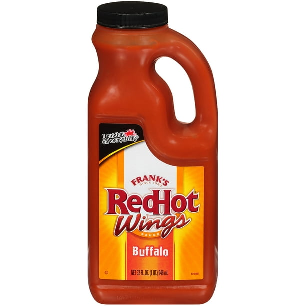 Frank's RedHot Wings Sauce, 32 fl Walmart.com