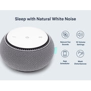 SNOOZ White Noise Sound Machine - Real Fan Inside, Control Via iOS and Android App - Cloud