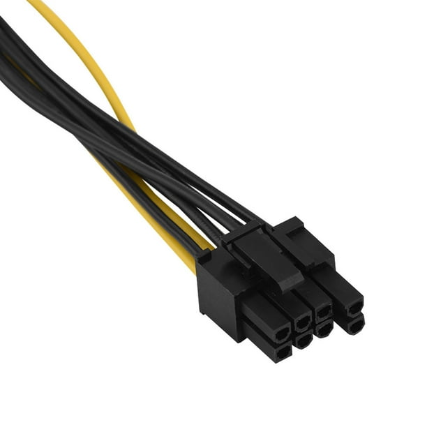 50cm PCIe 8 pines hembra a doble 8 pines macho PCI Express Cable adaptador de corriente para divisor de Conector de tarjeta gráfica PCI Express Cable de alimentación de PC ANGGREK Otros