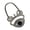 Silver, variant on Stylish Eyelash Devil Eye Ring Lightweight Copper Accessory For Theme Parties