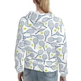 thumbnail image 7 of Lsque Tennis Rackets And Balls Pattern Casual Women's Hoodie,Hooded Sweatshirt with Kangaroo Pocket,Pullover Hoodie with Eye-catching Drawstrings-Small, 7 of 7
