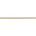 thumbnail image 3 of 14k Yellow Gold 16 Inch 2mm Rope Chain Necklace Pendant Charm, 3 of 9