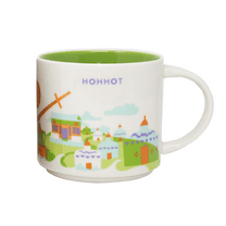Starbucks You Are Here Series Hohhot Ceramic Mug, 14 Oz