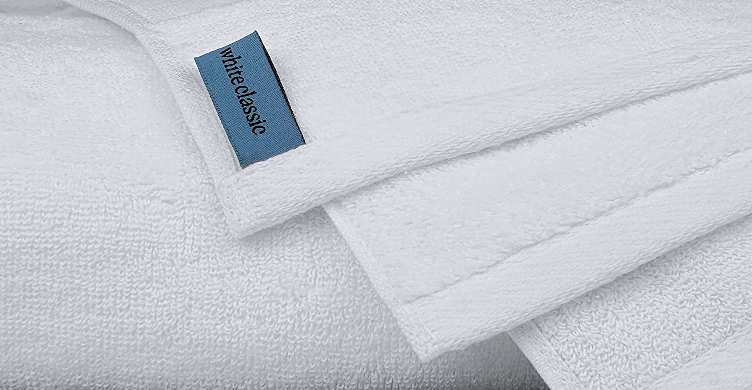 12- Sobel Westek White Wash Clothes, 12x12, Resort Spa Hotel Towels,Brand  New