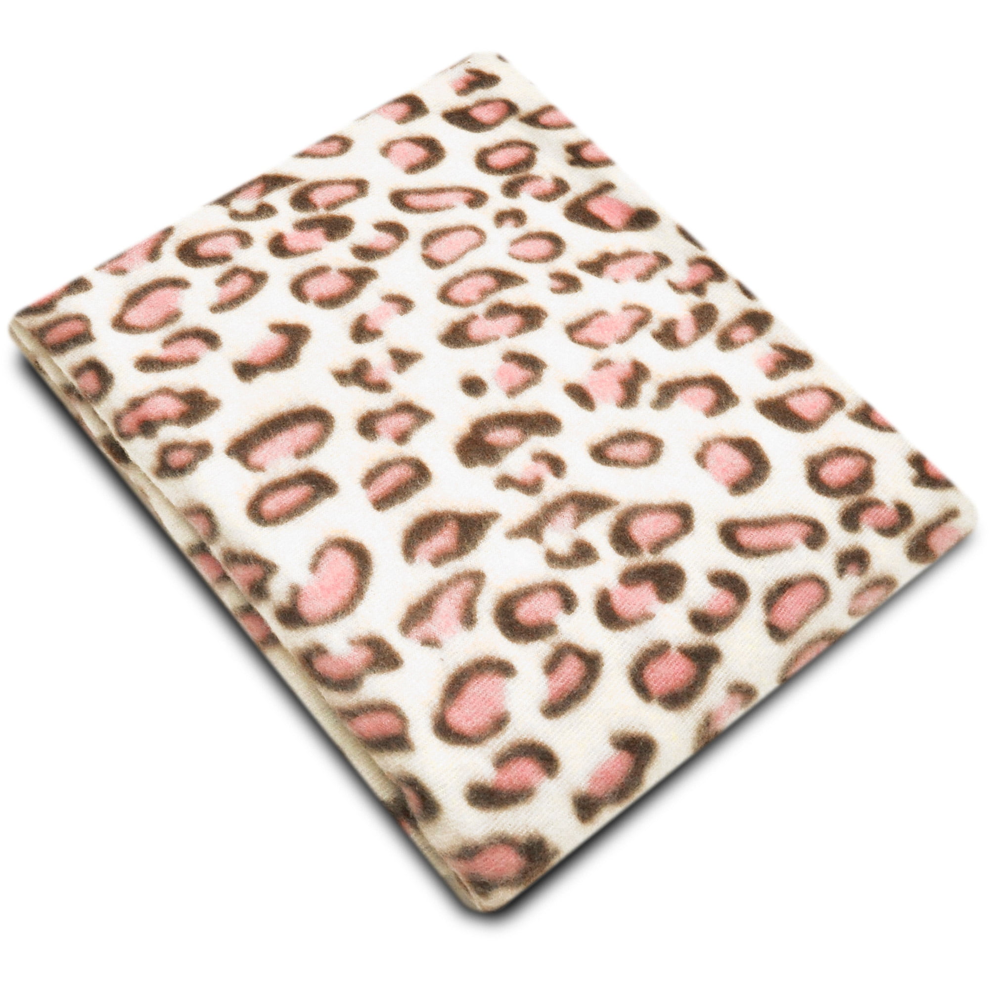 11/" X 60/" WIDE SOFT PLUSH BEAUTIFUL LEOPARD PRINT HANDMADE FLEECE SCARF
