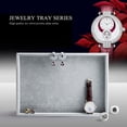 thumbnail image 3 of Velvet Jewelry Tray, Stackable Showcase Display Organizer for Ring Earring Necklace Pendants Bracelet, 3 of 5