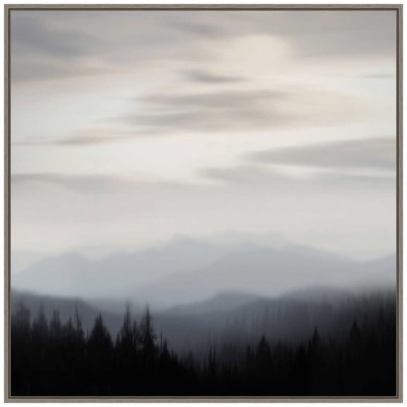 Amanti Art Mountain Vista II Framed Canvas Wall Art Print