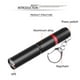 thumbnail image 5 of Mini linterna LED con llavero y 5 modos de brillo, recargable por USB, resistente al agua, ideal para camping, senderismo y kits de emergencia Aestivo | Negro | AESTIVO, 5 of 7