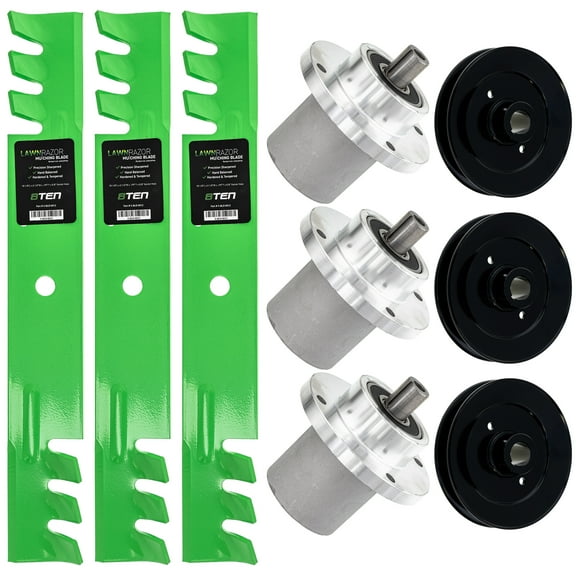 8ten Blade Spindle Kit for Bad Boy MZ Magnum 54-inch 038-0003-00 037-2000-00 MK1013748
