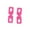 Hot Pink, variant on BNNG Retro Simple Acrylic Geometric Square Hollow Earrings for Women Statement Drop Earring Acrylic Earrings for Women Resin Earrings Statement Dangles Drop Earrings