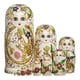 thumbnail image 3 of 10 Piezas Muñecas Rusas, Muñeca Matryoshka Juguete Educativo, Juego de Muñecas Apilables de Madera para Niños Adultos Que Deseen Regalo Halloween, 3 of 9