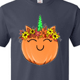thumbnail image 4 of Inktastic Pumpkin Unicorn for Halloween and Thanksgiving T-Shirt, 4 of 5