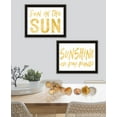 thumbnail image 2 of Trendy Decor 4U "Fun in the Sun-Sunshine on my Mind" Framed Wall Art for Living Room, Wall Art Print for Home Decor, Bedroom Wall Art by Lettered & Lined, 2 of 2