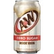 thumbnail image 3 of A&W Zero Sugar Root Beer Soda, 12 fl oz cans (Pack of 12), 3 of 5