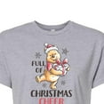 thumbnail image 3 of Disney Winnie The Pooh - Full of Christmas Cheer - Juniors Cropped Cotton Blend T-Shirt, 3 of 5
