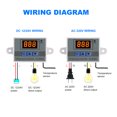thumbnail image 2 of Temperature Controller,With Waterproof Ntc Display Temperature Temp Ntc Probe -50~110 Temp Switch With Led Display Temperature -50~110 24v 240w Temperature Temp Switch Probe -50~110 24v Havou Dsfen, 2 of 7