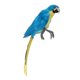 thumbnail image 3 of Artificial Feather Blue Birds Parrot Craft Taxidermy Home Art Decor Ornament, 3 of 5