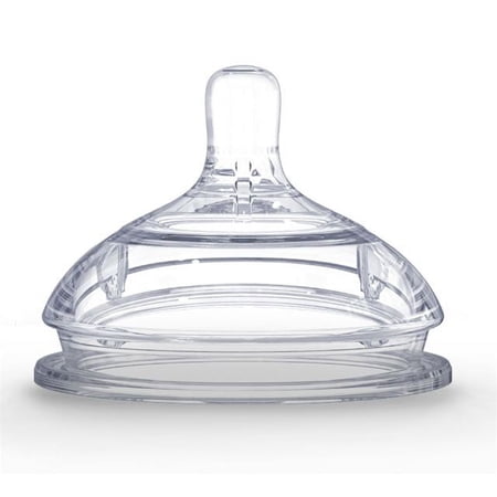 Comotomo Baby Bottle Replacement Silicone Nipples, 6 Pack (Fast Flow)
