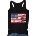 thumbnail image 4 of Tank Tops For Women Casual Flag Printing Independence Day Vest Round Neck Tank Sleeveless Breathable Elastic Camisole Tops For Women, 4 of 4