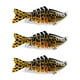 thumbnail image 2 of Soidarity Paquete de 3 señuelos de pesca de plástico de agua salada cebo falso atracción al aire libre Swimbaits artificiales Crankbait accesorio 10cm Pescar tipo 12 Soidarity OD023723-12, 2 of 6