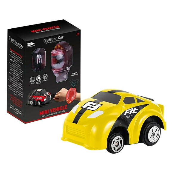 Steady Watch Control Car 2.4GHz 4 Channels Mini RC Car Nano Power-Sensing Watch Sensor Com-mand Watch Car Toy
