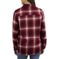 thumbnail image 3 of Jachs Girlfriend Women's Super Soft Feel Flannel Shirt (Red, Medium), 3 of 6