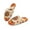 Cute Turkey, variant on Soft Indoor Open Toe Slippers Non-slip Sole Lightweight House Slippers Bedroom Home Shoes Cute Turkey Print, Size 12-13