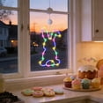 thumbnail image 6 of TechToyHub Bunny Easter Window Lights with Suction Cups - 10.2×5.1 Inch Multicolor String Lights for Holiday & Home Decor,Durable Indoor Outdoor Ambient Lighting Decorations & Gifts, 6 of 6